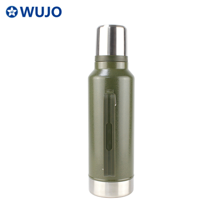 1L 1.5L 2.0L WUJO高品质双壁不锈钢真空水瓶