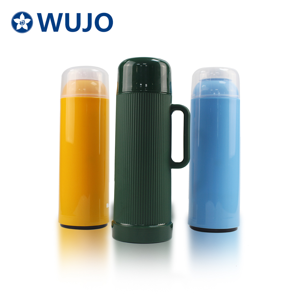 2021最佳塑料热水瓶烧瓶，玻璃refill深绿色 - 宽度