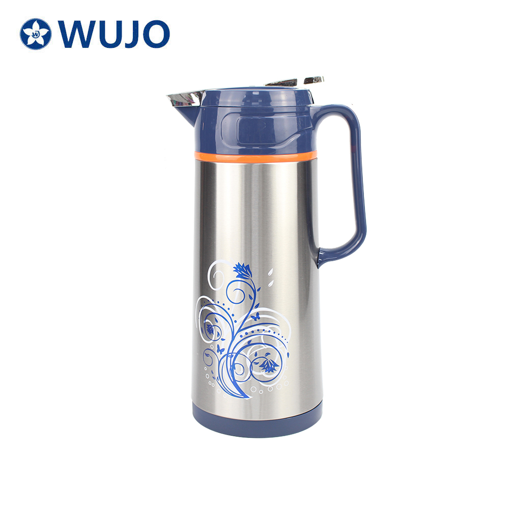 Wujo玻璃refill真空绝缘不锈钢咖啡壶