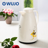 Wujo白色山雀东部滤光器真空热塑料咖啡壶用玻璃灌装内部