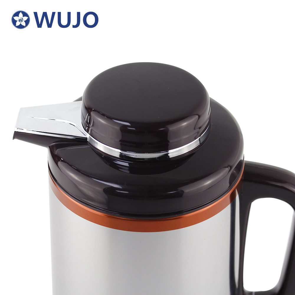 Wujo铁金属咖啡壶玻璃refile热水瓶真空饮料保温阿拉伯茶瓶