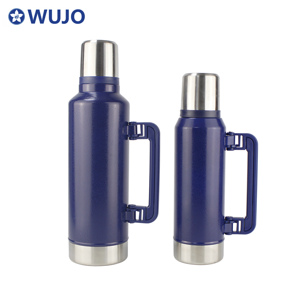 1L 1.5L 2.0L WUJO高品质双壁不锈钢真空水瓶