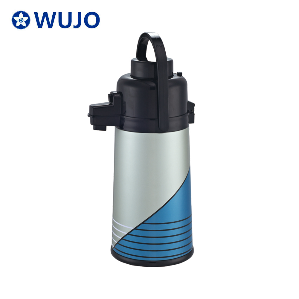 Wujo OEM免费设计绝缘隔热水咖啡泵空气压力真空烧瓶