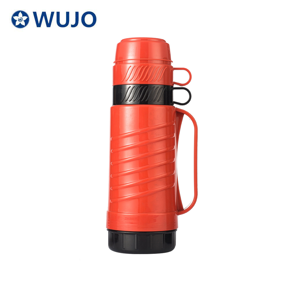 最便宜的2021真空绝缘塑料热水瓶1L 1.8L带玻璃refile - Wujo