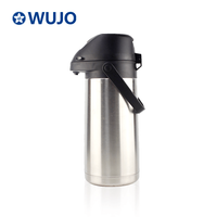 制造定制便宜的空气泵瓶热水瓶热真空热水不锈钢咖啡机